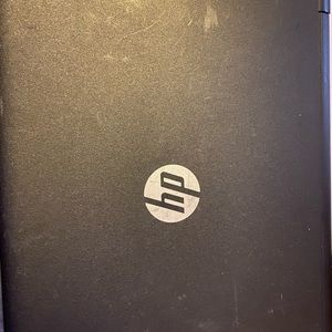 Black hp laptop